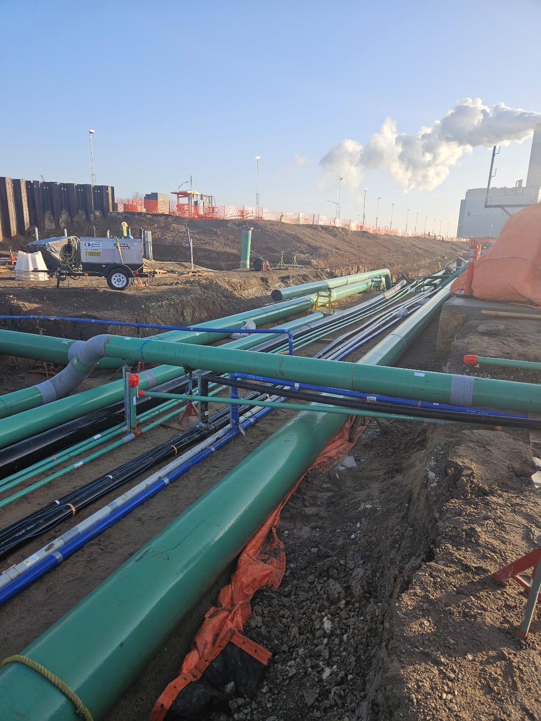 Process piping installation