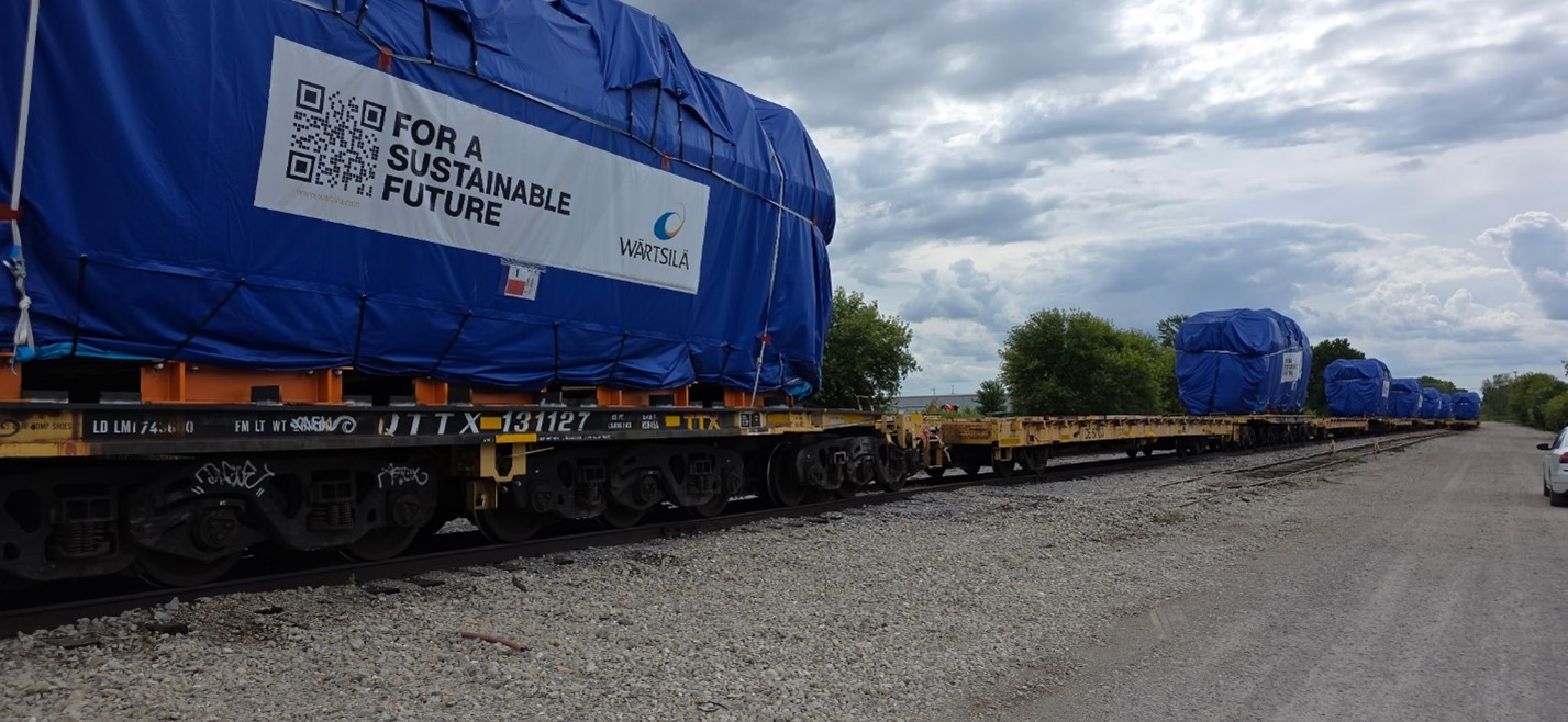 Engine blocks were stored in Sturtevant, Wisconsin