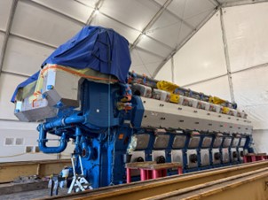 Each section was kept meticulously clean throughout the process