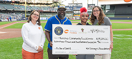 We Energies Foundation knocks it out of the park for Kinship Community Food Center