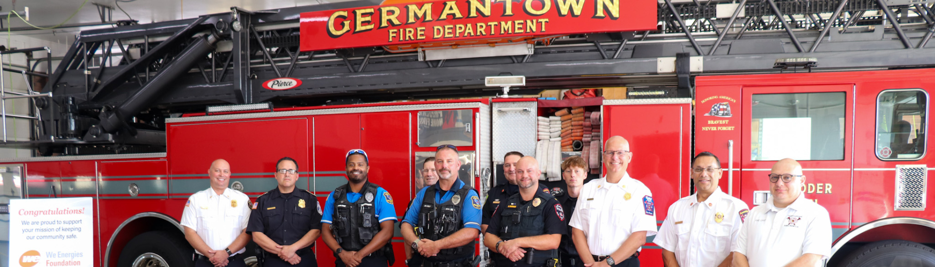 Rewarding responders grant Germantown fire department