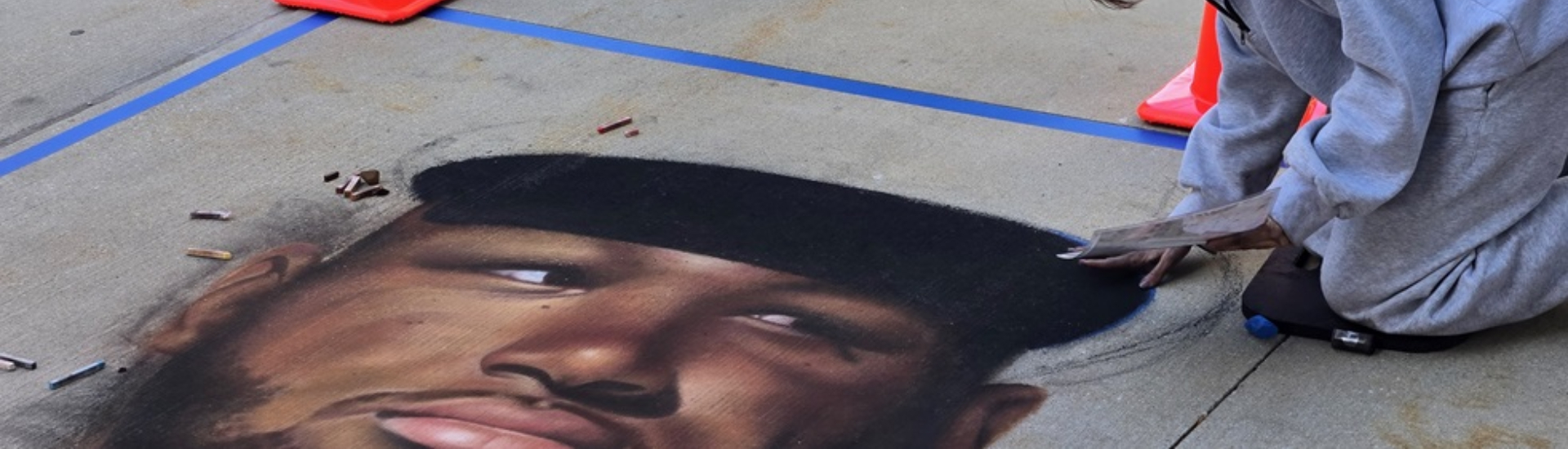 Katie Bogan world series mural