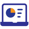 laptop with dashboard icon