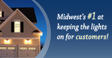 We Energies Midwest's #1 at keeping the lights on for customers!