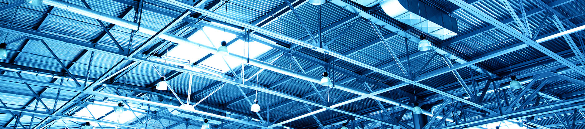 industrial storehouse ceiling lighting hvac system